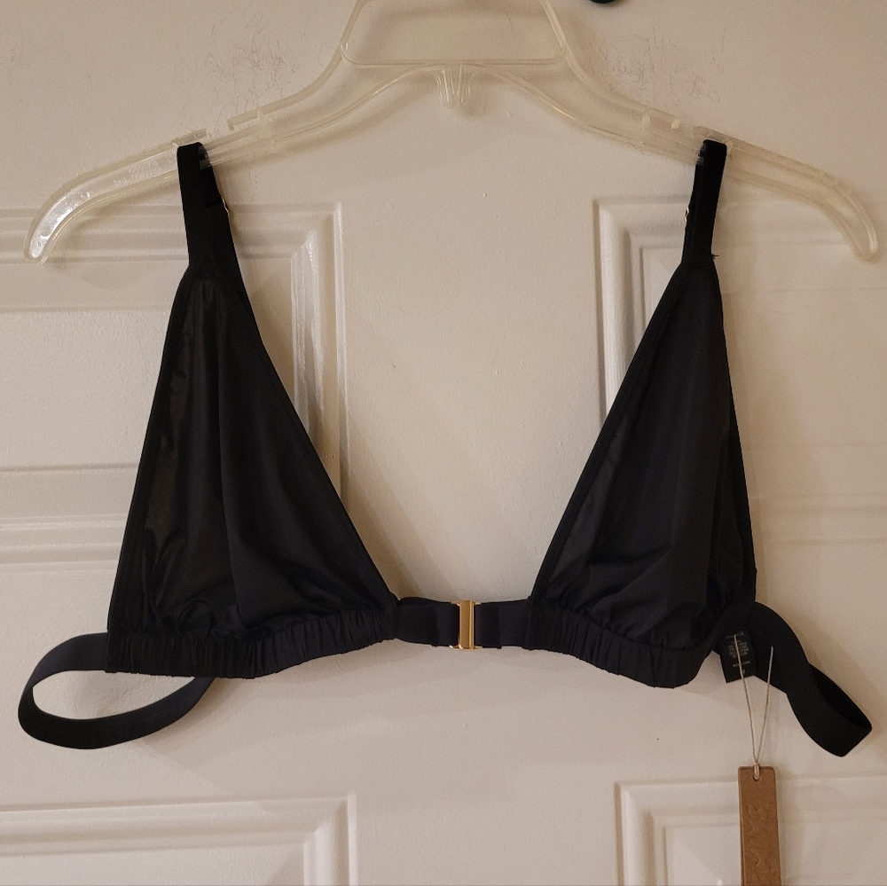 SKIMS Triangle Bralette, Gold Clasp